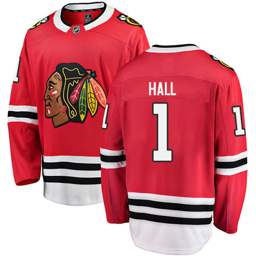 Dětské NHL Chicago Blackhawks dresy 1 Glenn Hall Breakaway Červené Fanatics Branded Domácí