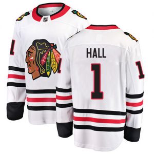 Dětské NHL Chicago Blackhawks dresy 1 Glenn Hall Breakaway Bílý Fanatics Branded Venkovní