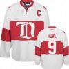 Dámské NHL Detroit Red Wings dresy 9 Gordie Howe Authentic Bílý Reebok Alternativní Winter Classic