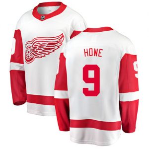 Dětské NHL Detroit Red Wings dresy 9 Gordie Howe Breakaway Bílý Fanatics Branded Venkovní