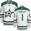 Dětské NHL Dallas Stars dresy 1 Gump Worsley Authentic Bílý Reebok Venkovní hokejové dresy