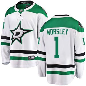 Dětské NHL Dallas Stars dresy 1 Gump Worsley Breakaway Bílý Fanatics Branded Venkovní