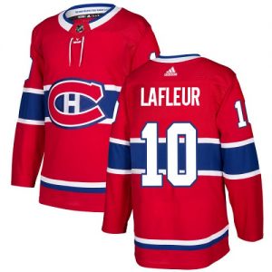 Pánské NHL Montreal Canadiens dresy 10 Guy Lafleur Authentic Červené Adidas Domácí