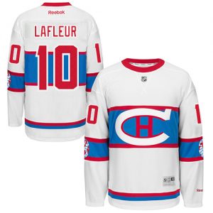 Pánské NHL Montreal Canadiens dresy 10 Guy Lafleur Authentic Bílý Reebok 2016 Winter Classic