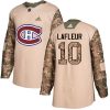 Dětské NHL Montreal Canadiens dresy 10 Guy Lafleur Authentic Camo Adidas Veterans Day Practice