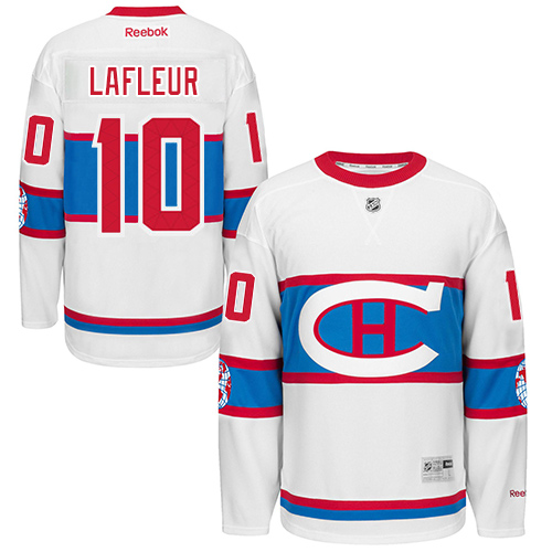 Dětské NHL Montreal Canadiens dresy 10 Guy Lafleur Authentic Bílý Reebok 2016 Winter Classic