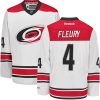 Dětské NHL Carolina Hurricanes dresy 4 Haydn Fleury Authentic Bílý Reebok Venkovní hokejové dresy