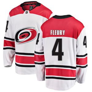 Dětské NHL Carolina Hurricanes dresy 4 Haydn Fleury Breakaway Bílý Fanatics Branded Venkovní