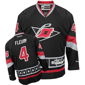 Dámské NHL Carolina Hurricanes dresy 4 Haydn Fleury Premier Černá Reebok Alternativní hokejové dresy