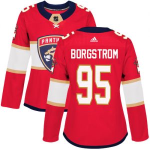 Dámské NHL Florida Panthers dresy 95 Henrik Borgstrom Authentic Červené Adidas Domácí