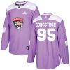 Dětské NHL Florida Panthers dresy 95 Henrik Borgstrom Authentic Nachový Adidas Fights Cancer Practice