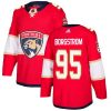 Dětské NHL Florida Panthers dresy 95 Henrik Borgstrom Authentic Červené Adidas Domácí