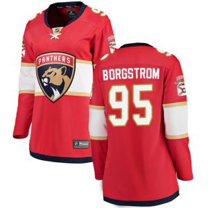 Dámské NHL Florida Panthers dresy 95 Henrik Borgstrom Breakaway Červené Fanatics Branded Domácí