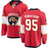 Dětské NHL Florida Panthers dresy 95 Henrik Borgstrom Breakaway Červené Fanatics Branded Domácí