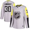 Pánské NHL New York Rangers dresy 30 Henrik Lundqvist Authentic Šedá Adidas 2018 All Star Metro Division