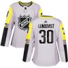 Dámské NHL New York Rangers dresy 30 Henrik Lundqvist Authentic Šedá Adidas 2018 All Star Metro Division