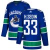 Dětské NHL Vancouver Canucks dresy 33 Henrik Sedin Authentic modrá Adidas Domácí