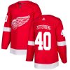 Pánské NHL Detroit Red Wings dresy 40 Henrik Zetterberg Authentic Červené Adidas Domácí