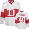 Dámské NHL Detroit Red Wings dresy 40 Henrik Zetterberg Authentic Bílý Reebok Alternativní Winter Classic