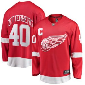 Pánské NHL Detroit Red Wings dresy 40 Henrik Zetterberg Breakaway Červené Fanatics Branded Domácí