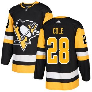 Dětské NHL Pittsburgh Penguins dresy 28 Ian Cole Authentic Černá Adidas Domácí
