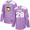 Dětské NHL Pittsburgh Penguins dresy 28 Ian Cole Authentic Nachový Adidas Fights Cancer Practice