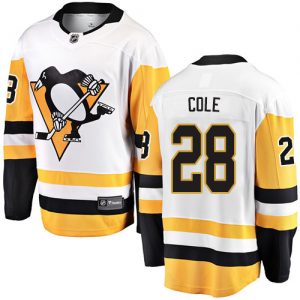 Dětské NHL Pittsburgh Penguins dresy 28 Ian Cole Breakaway Bílý Fanatics Branded Venkovní