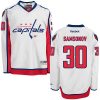 Pánské NHL Washington Capitals dresy 30 Ilya Samsonov Authentic Bílý Reebok Venkovní hokejové dresy