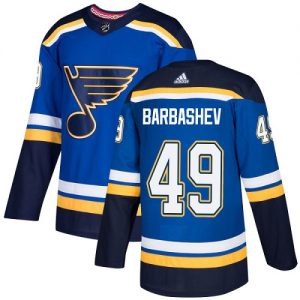Pánské NHL St. Louis Blues dresy 49 Ivan Barbashev Authentic královská modrá Adidas Domácí