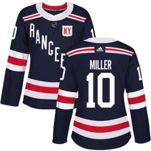 Dámské NHL New York Rangers dresy 10 J.T. Miller Authentic Námořnická modrá Adidas 2018 Winter Classic