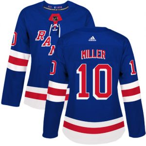 Dámské NHL New York Rangers dresy 10 J.T. Miller Authentic královská modrá Adidas Domácí