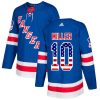 Dětské NHL New York Rangers dresy 10 J.T. Miller Authentic královská modrá Adidas USA Flag Fashion