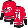 Dětské NHL Carolina Hurricanes dresy 74 Jaccob Slavin Authentic Červené Adidas Domácí