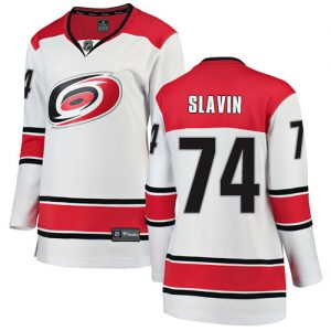 Dámské NHL Carolina Hurricanes dresy 74 Jaccob Slavin Breakaway Bílý Fanatics Branded Venkovní