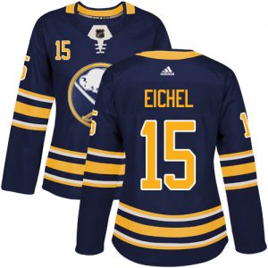 Dámské NHL Buffalo Sabres dresy Jack Eichel 15 Authentic Námořnická modrá Adidas Domácí