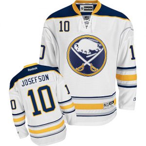 Dětské NHL Buffalo Sabres dresy Jacob Josefson 10 Authentic Bílý Reebok Venkovní hokejové dresy