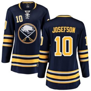 Dámské NHL Buffalo Sabres dresy Jacob Josefson 10 Breakaway Námořnická modrá Fanatics Branded Domácí
