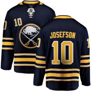 Dětské NHL Buffalo Sabres dresy Jacob Josefson 10 Breakaway Námořnická modrá Fanatics Branded Domácí