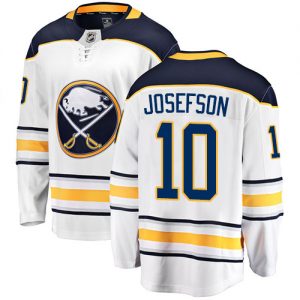 Dětské NHL Buffalo Sabres dresy Jacob Josefson 10 Breakaway Bílý Fanatics Branded Venkovní