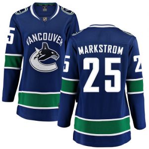 Dámské NHL Vancouver Canucks dresy 25 Jacob Markstrom Breakaway modrá Fanatics Branded Domácí