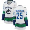 Dámské NHL Vancouver Canucks dresy 25 Jacob Markstrom Breakaway Bílý Fanatics Branded Venkovní