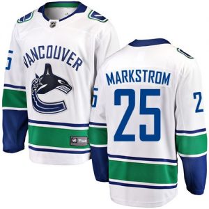 Dětské NHL Vancouver Canucks dresy 25 Jacob Markstrom Breakaway Bílý Fanatics Branded Venkovní