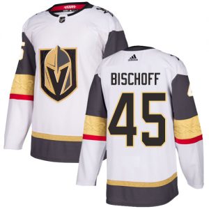 Dámské NHL Vegas Golden Knights dresy 45 Jake Bischoff Authentic Bílý Adidas Venkovní