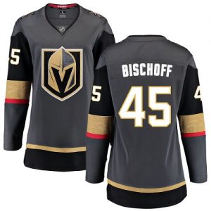 Dámské NHL Vegas Golden Knights dresy 45 Jake Bischoff Breakaway Černá Fanatics Branded Domácí