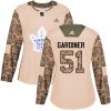 Dámské NHL Toronto Maple Leafs dresy 51 Jake Gardiner Authentic Camo Adidas Veterans Day Practice