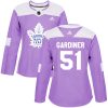 Dámské NHL Toronto Maple Leafs dresy 51 Jake Gardiner Authentic Nachový Adidas Fights Cancer Practice