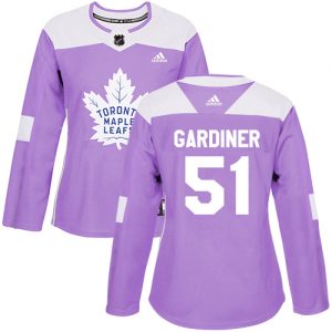 Dámské NHL Toronto Maple Leafs dresy 51 Jake Gardiner Authentic Nachový Adidas Fights Cancer Practice