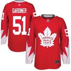 Dětské NHL Toronto Maple Leafs dresy 51 Jake Gardiner Authentic Červené Adidas Alternate