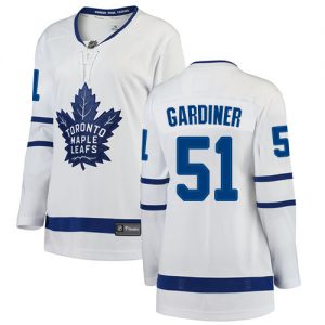 Dámské NHL Toronto Maple Leafs dresy 51 Jake Gardiner Breakaway Bílý Fanatics Branded Venkovní