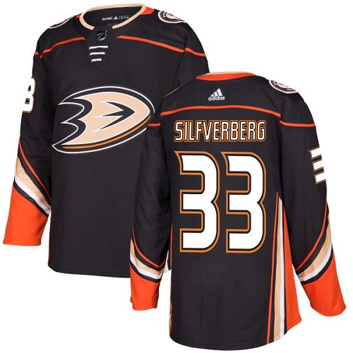 Dětské NHL Anaheim Ducks dresy 33 Jakob Silfverberg Authentic Černá Adidas Domácí